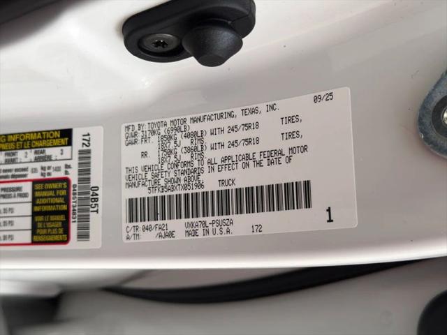 2026 Toyota Tundra SR CrewMax 5.5' Bed
