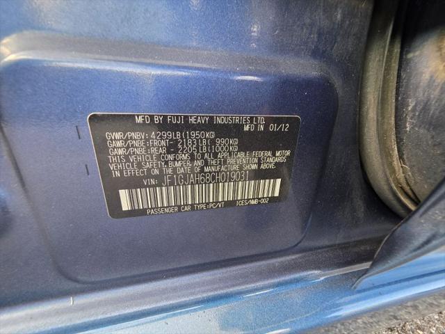 2012 Subaru Impreza 2.0i Limited