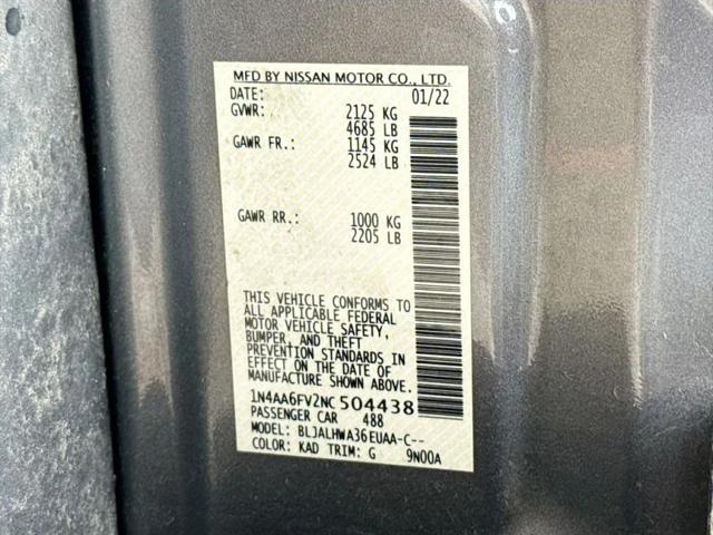 2022 Nissan Maxima Platinum Xtronic CVT