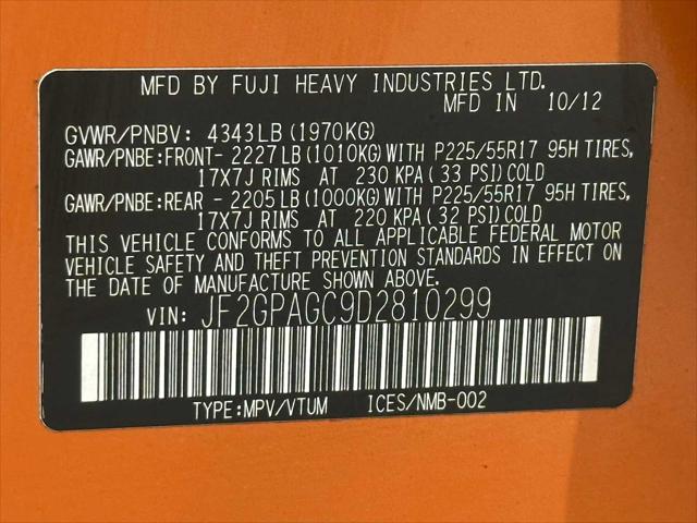 2013 Subaru XV Crosstrek 2.0i Limited