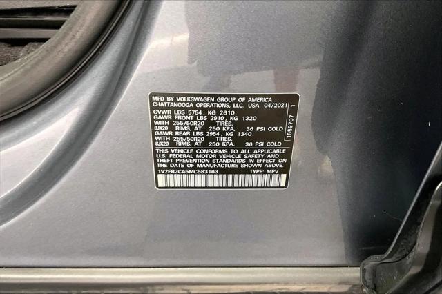 2021 Volkswagen Atlas 3.6L V6 SEL