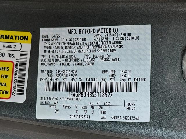 2025 Ford Mustang EcoBoost Premium Convertible