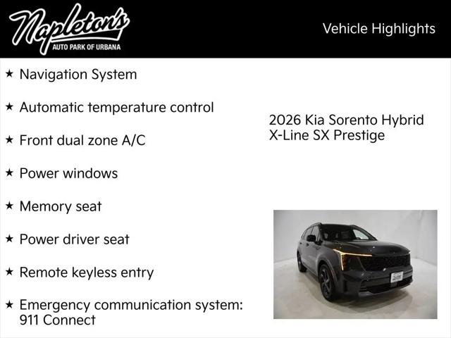 2026 Kia Sorento Hybrid X-Line SX Prestige