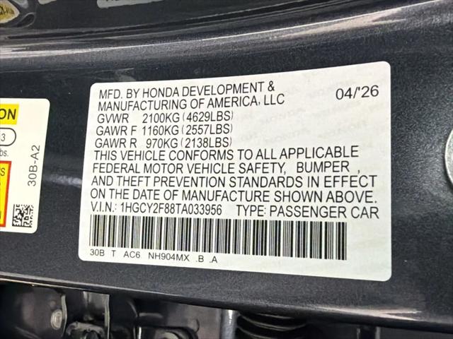 2026 Honda Accord Sedan Touring