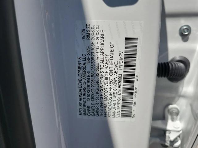 2026 Honda Pilot Touring Blackout