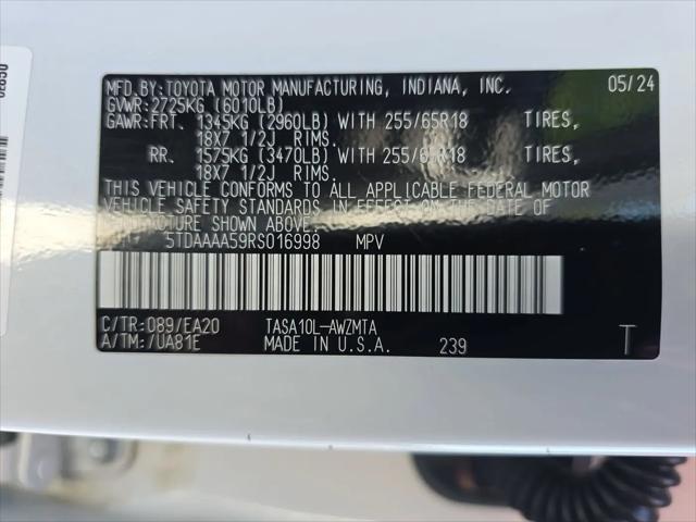 2024 Toyota Grand Highlander XLE