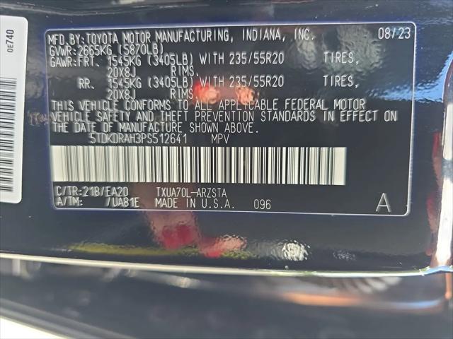 2023 Toyota Highlander XSE