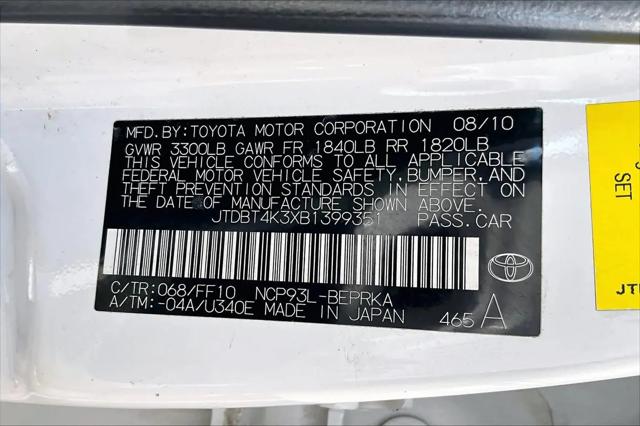 2011 Toyota Yaris Base