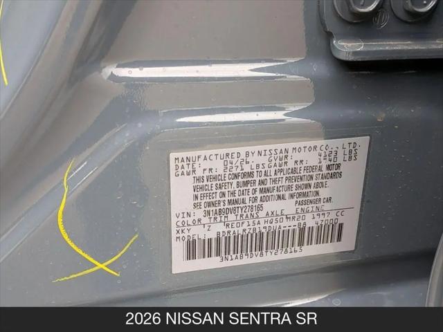 2026 Nissan Sentra SR