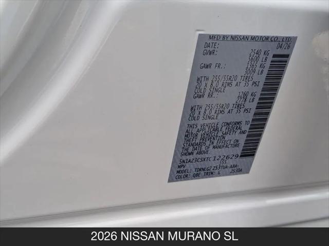 2026 Nissan Murano SL