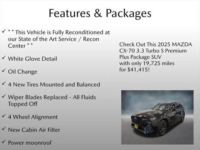 2025 Mazda CX-70 3.3 Turbo S Premium Plus