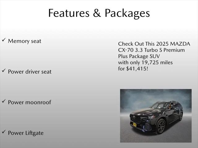 2025 Mazda CX-70 3.3 Turbo S Premium Plus