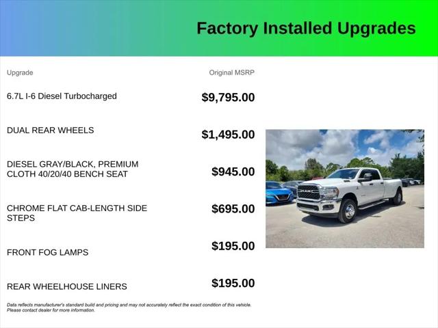 2024 Ram 3500 Big Horn Crew Cab 4x4 8' Box