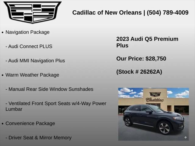 2023 Audi Q5 Premium Plus 40 TFSI quattro S tronic