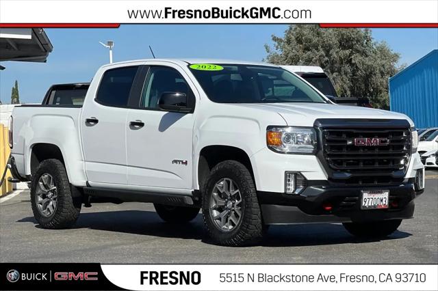 2022 GMC Canyon 4WD Crew Cab Short Box AT4 - Leather for sale in Fresno, CA