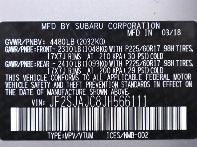 2018 Subaru Forester 2.5i Limited