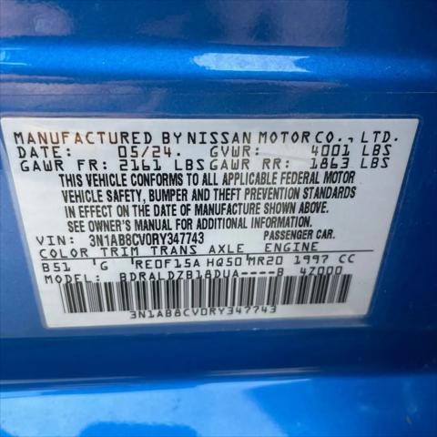 2024 Nissan Sentra SV Xtronic CVT