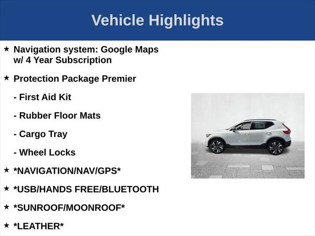 2026 Volvo XC40 Ultra, B5 AWD Gas (mild hybrid), Dark