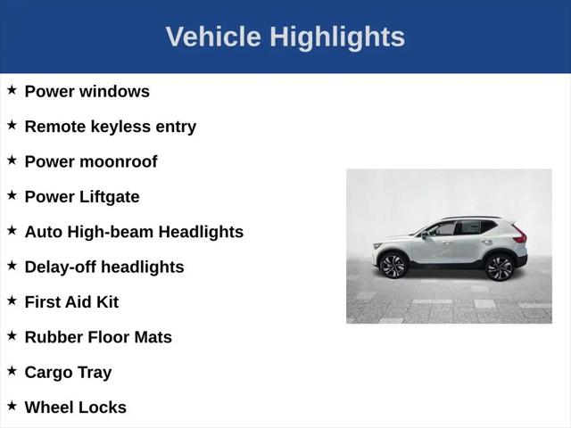 2026 Volvo XC40 Ultra, B5 AWD Gas (mild hybrid), Dark