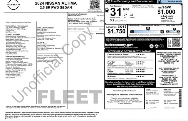 2024 Nissan Altima SR FWD