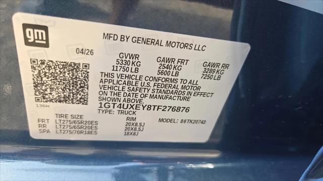 2026 GMC Sierra 2500HD Crew Cab, Standard Bed, Denali Ultimate, 4WD