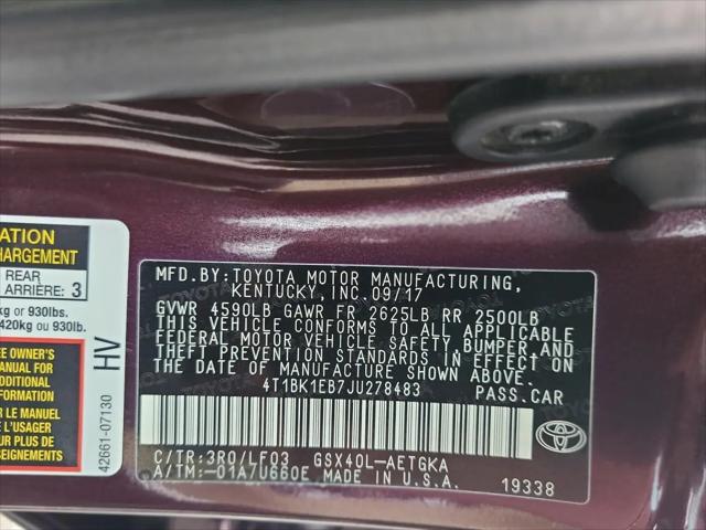 2018 Toyota Avalon XLE Premium