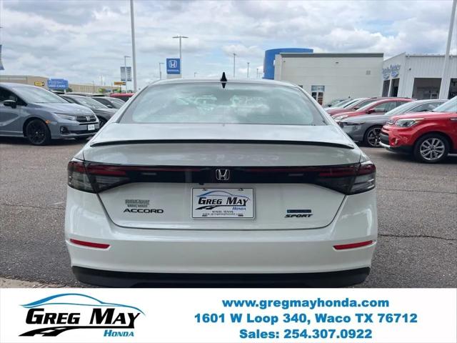 2026 Honda Accord Sedan Sport