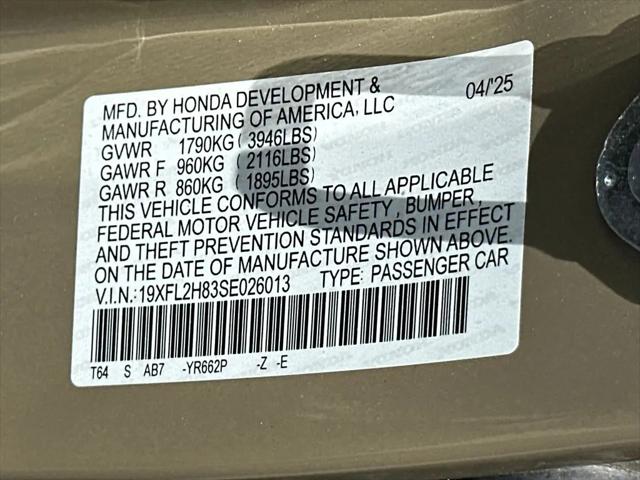 2025 Honda Civic Sport