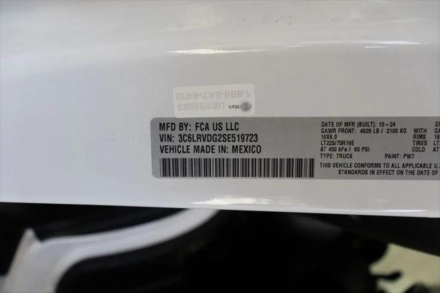 2025 Ram ProMaster 2500 Cargo Van Tradesman High Roof 159" WB w/Pass Seat