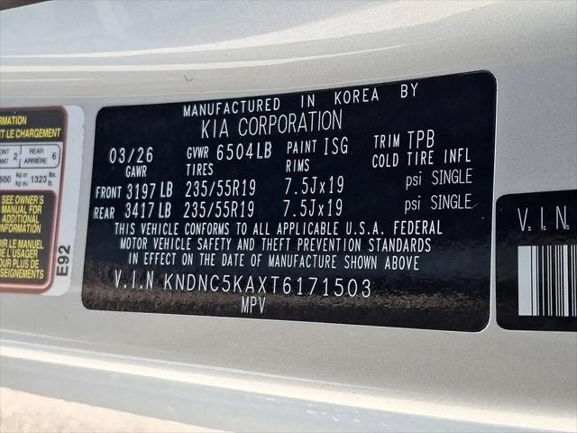 2026 Kia Carnival MPV EX