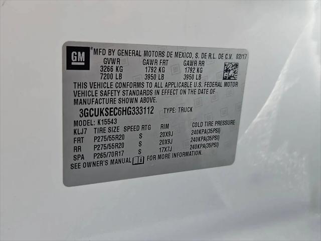 2017 Chevrolet Silverado 1500 2LZ