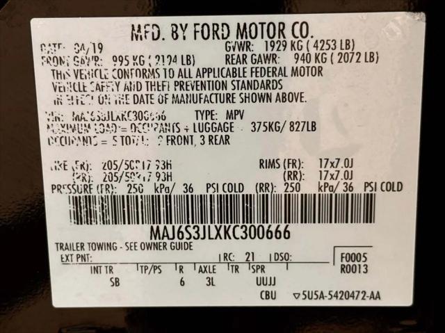 2019 Ford EcoSport SES