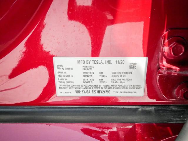 2021 Tesla Model S Long Range Plus Dual Motor All-Wheel Drive