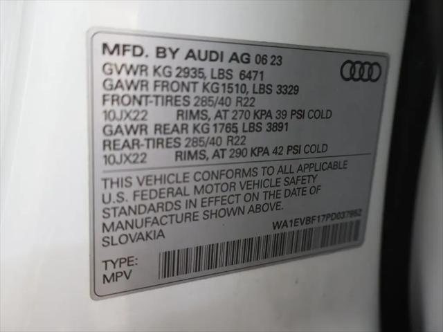 2023 Audi Q8 Premium Plus 55 TFSI quattro Tiptronic