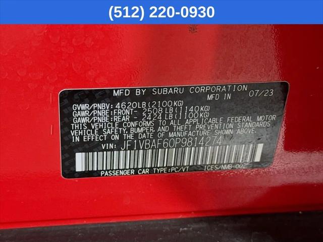 2023 Subaru WRX Premium