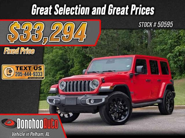 2025 Jeep Wrangler 4xe Sahara 4xe for sale in Pelham, AL