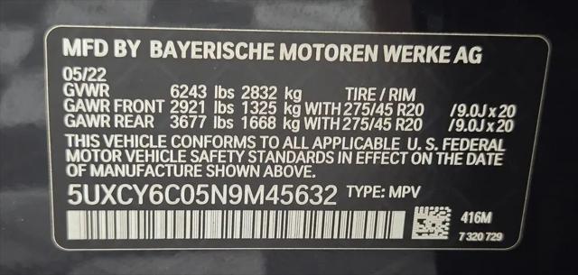 2022 BMW X6 xDrive40i