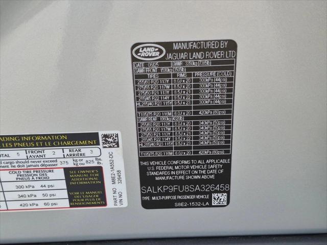 2025 Land Rover Range Rover P400 SE
