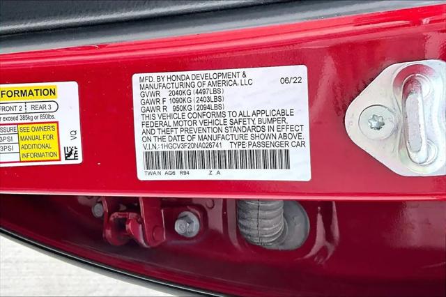 2022 Honda Accord Hybrid Sport