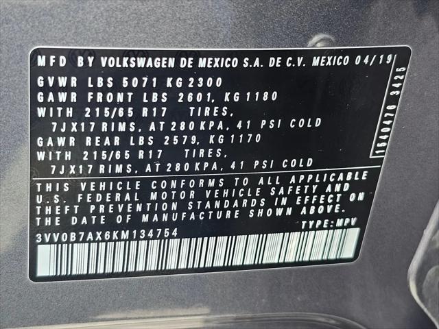 2019 Volkswagen Tiguan 2.0T S