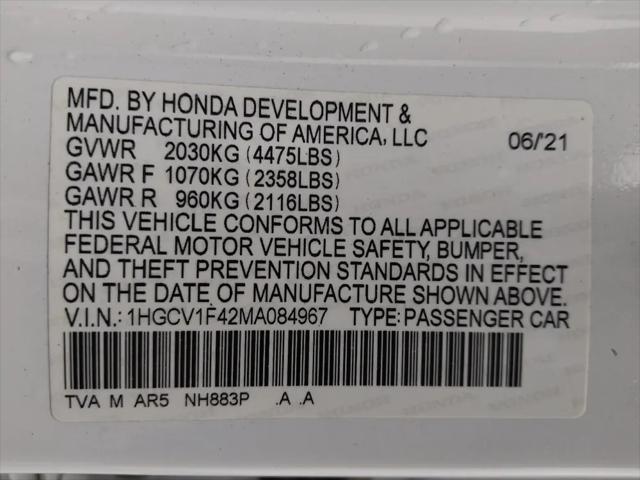 2021 Honda Accord Sport Special Edition