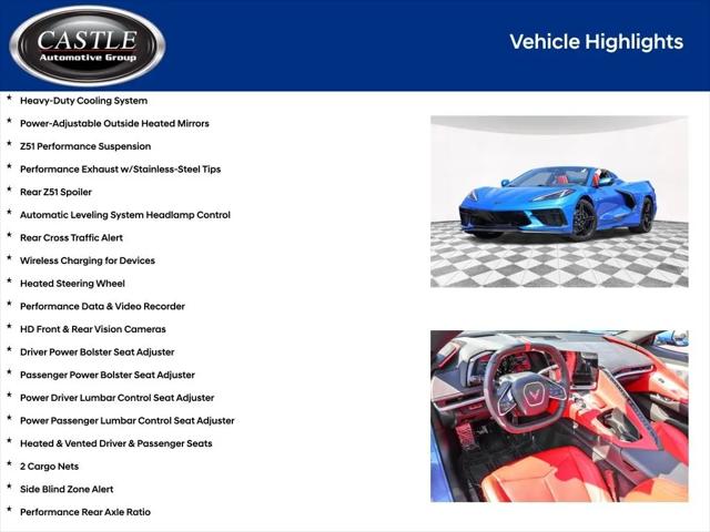 2024 Chevrolet Corvette Stingray RWD Convertible 2LT