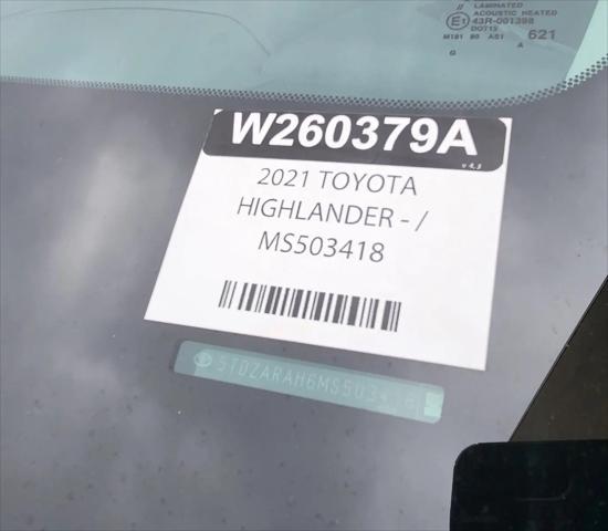 2021 Toyota Highlander Hybrid LE