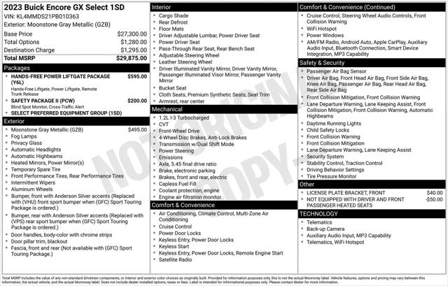 2023 Buick Encore GX Select FWD