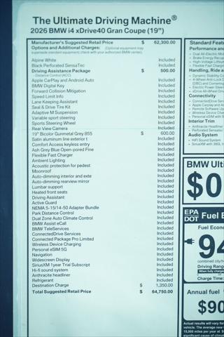 2026 BMW i4 xDrive40