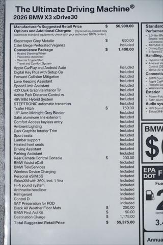 2026 BMW X3 30 xDrive