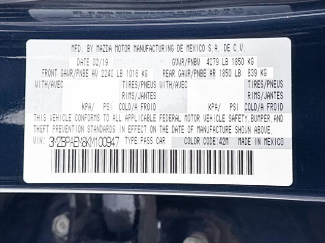 2019 Mazda Mazda3 Premium Package