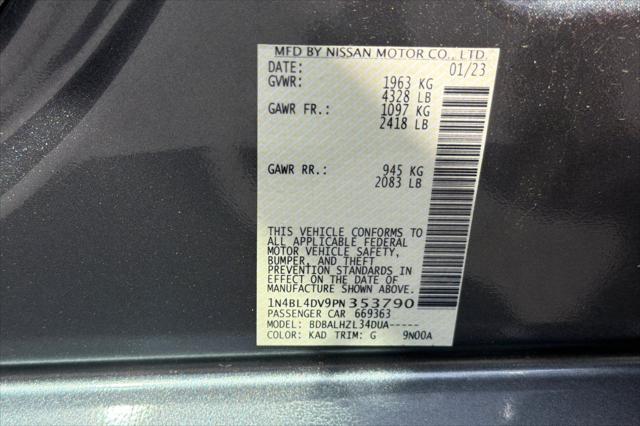 2023 Nissan Altima SV FWD