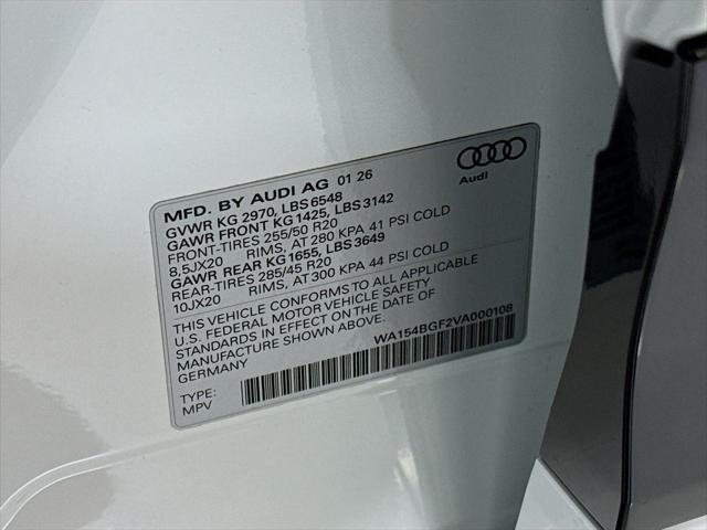 2027 Audi Q6 e-tron Premium Plus