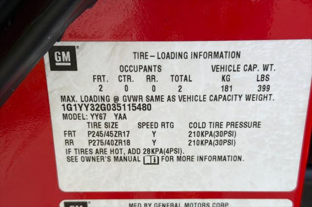 2003 Chevrolet Corvette Base
